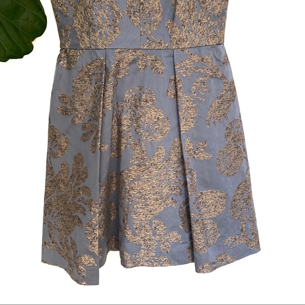 SOLD! Oscar De La Renta Jacquard Brocade Dress - Picture 6 of 8